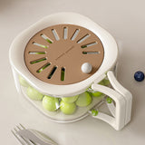 2 in 1 Collapsible Colander and Basin for Kitchen Fruit Drainer Colander Coffee