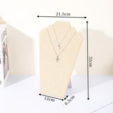2Pcs Necklace Earring Jewelry Set Display Stand Foldable Rack for Home or Store Show Linen