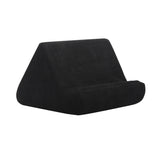 Multi-Angle Tablet Holder Compatible with iPads Lazy Holder Stand for Bed and Desk with 2 Pockets Black