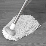 Stainless Steel Cotton Mop Set with Replacement Head for Home Floors