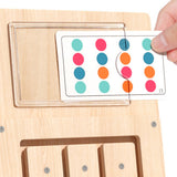 Color Matching Puzzle Toys Montessori Brain Teasers Board Game
