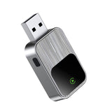 2 in 1 Wireless CarPlay Adapter USB Plug and Play Android Auto Car Dongle Silver