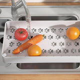 3 Tier Rolling Utility Cart Organizer with Removable Drawer for Bathroom Kitchen White