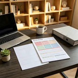 Daily Brain Dump Planner Notepad for Students Teachers Office Use