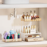 4 Tier Large Drawers Makeup Organizer Bathroom Counter Organizers and Storage
