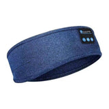 Bluetooth Sleeping Headphones Wireless Music Headband Stereo Earphone for Sport Sleep Yoga Blue