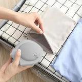 Inflatable Travel Neck Pillow U-Shape Neck Support Cushion for Office Car Airplane Grey