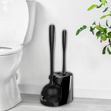 Toilet Plunger and Brush Set 2-in-1 with Extended Handle for Bathroom
