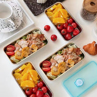 4Pcs Set Grab and Go Snack Containers Food Container for Lunch Snacks Dips Condiments Single-Compartment