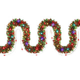 5M Christmas Garland with String Lights Hanging Tinsel Decoration for Xmas Tree