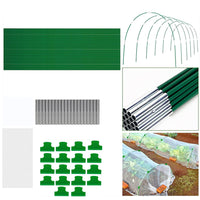85Pcs Set DIY Greenhouse Hoops for Garden Netting Raised Bed Plant Shade Cloth Stakes