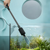 2-in-1 Aquarium Gravel Cleaner Electric Vacuum for Fish Tank Water Changes