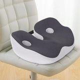 Ergonomic Seat Cushion Multipurpose Memory Foam Seat Pad Black