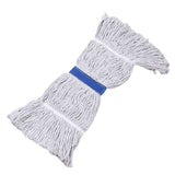 Replacement Cotton Mop Head Loop-End Detachable for Home Hotel Office Use White
