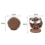 Folding Car Door Cup Holder Adjustable Clip On Drink Organizer Brown