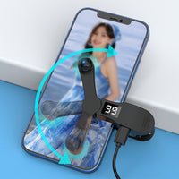 USB Automatic Phone Clicker – Adjustable Speed Screen Tapping Device Black