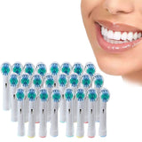24 PCS Oral-B Compatible 3D Toothbrush Heads for Oscillating and Rotating Toothbrushes