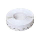 2Pcs 25mmx1m Door Draft Stopper Soundproof Under Door Seal White
