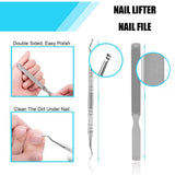 7Pcs Set Stainless Steel Pedicure Tools Ingrown Toenail Tools Kit