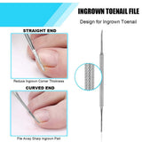 7Pcs Set Stainless Steel Pedicure Tools Ingrown Toenail Tools Kit