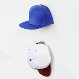 10 PCS Adhesive Hat Hooks for Wall for Baseball Caps White