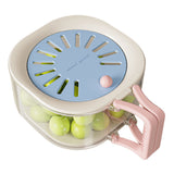 2 in 1 Collapsible Colander and Basin for Kitchen Fruit Drainer Colander Blue