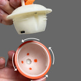 Interactive Touch-Activated Dog Toy Ball with Bouncing Jumping and Rope Orange