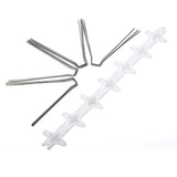 12Pcs Stainless Steel Bird Repeller Pigeon Repeller for Verandas Rooftops Window Frames