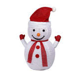 Telescopic Christmas Yard Signs with Stakes Lighted Xmas Signs Indoor Outdoor Decor Snowman Style