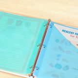 16PCS Plastic Binder Dividers with Tabs A4 Subject Dividers for Student Teacher