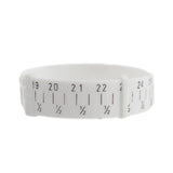 4Pcs Set Ring and Bracelet Sizer Measuring Tools Reusable Universal Ring Size Guage White