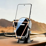 Phone Mount for Car Dashboard Phone Holder Easy One Touch Suction Cup Cell Phone Car Mount