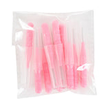 30 PCS Mini Cleaning Brushes for Braces Teeth Lashes and Brows Pink