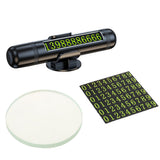 3-in-1 Car Safety Hammer – Window Breaker Belt Cutter & Parking Sign Black