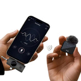 Lapel Mic for Type-C iPhone and 3.5mm Devices – Wireless Clip-On Mic Style 1