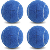 4PCS Walker Tennis Balls Precut Tennis Balls for Walkers for Furniture Legs and Floor Protection Blue