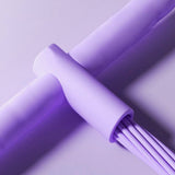 8 Tube Resistance Bands Portable Exercise Bands with Handles for Yoga Pilates Workout Purple