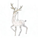 8PCS Christmas Acrylic Snowflake Hanging Ornaments Xmas Tree Decoration Pendants