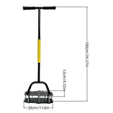Lawn Aerator with 18 Steel Tines Manual Lawn Aerator Tool for Garden