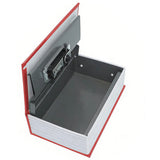 Book Secure with Combination Lock for Cash Jewelry Red