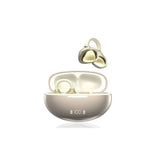 Bluetooth Open Ear Clip-On Earbuds Wireless Headphones for Sports Khaki