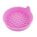 4PCS Car Cup Holder Coaster Silicone Non-Slip Cup Holder Insert Pink