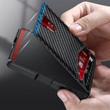 Slim RFID Protection Money Clip Wallet ID Credit Card Holder PU Leather Purse