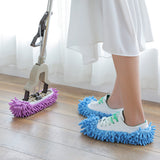 5 Pairs Mop Slipper Shoe Covers Floor Cleaning Foot Socks Washable Reusable