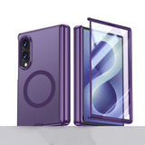 Case for Samsung Galaxy Z Fold8 with Screen Protector Hinge Cover Purple
