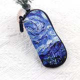 Sunglasses Soft Case Zipper Eyeglass With Belt Clip Travel Case Bag Style 3