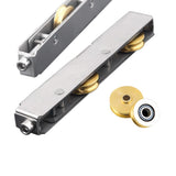 2 PCS Sliding Patio Door Rollers Wheels Durable Bottom Guide Wheel for Glass Door Medium
