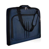 Water-resistant Foldable Garment Bag for Travel with Hanger Strap Navy