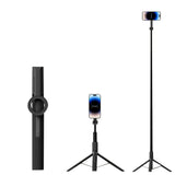 Magnetized Selfie Stick Tripod 360-degree Rotatable Tripod for iPhone Android - Black
