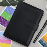 A6 Refillable Binder Notebook Detachable Planner for School Office & Travel Black